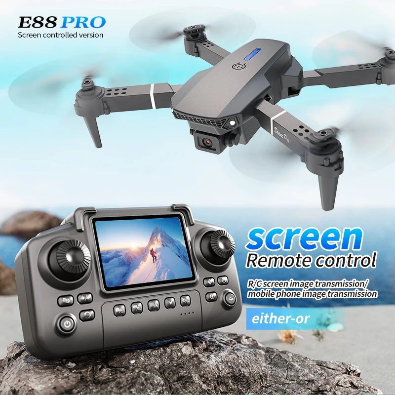 Professional E88 PRO Drone wit - огляд і ціна Drone Kit Professional
