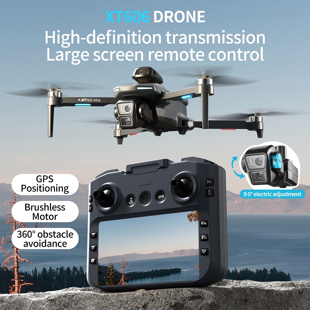 XT606 MAX 3 battery Drone 4k 8 - огляд і ціна Drone Kit Fpv