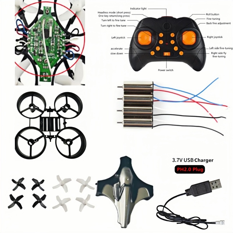 Complete DIY Drone Kit 2.4G 6A - огляд і ціна Drone Kit Beginner